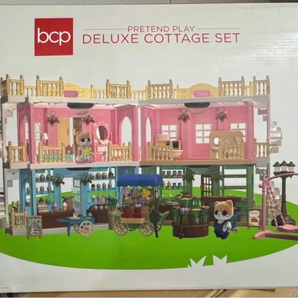 critters Dollhouse Deluxe
Cottage 225pcs Pretend Toy
Playset NIB